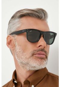 Ray-Ban okulary przeciwsłoneczne WAYFARER REVERSE kolor czarny. Kolor: czarny #1