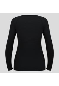 Bluza termoaktywna damska Odlo Performance Light Eco BL Top Crew Neck LS. Kolor: wielokolorowy, czarny, szary