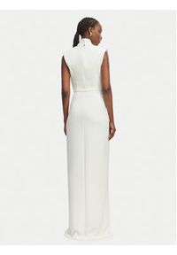 Elisabetta Franchi Sukienka wieczorowa AB-R31-61E2 Biały Regular Fit. Kolor: biały. Materiał: syntetyk. Styl: wizytowy #2