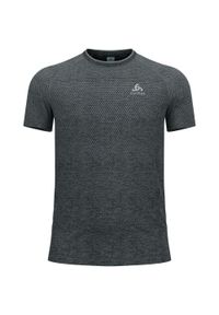 Koszulka męska Odlo T-shirt crew neck s/s ESSENTIAL SEAMLESS. Kolor: szary. Sport: turystyka piesza
