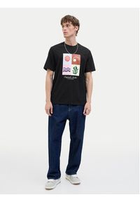 Jack & Jones - Jack&Jones T-Shirt Canggu 12277220 Czarny Regular Fit. Kolor: czarny. Materiał: bawełna #3