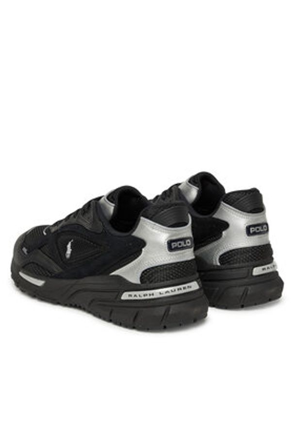 Polo Ralph Lauren Sneakersy 809967886001 Czarny. Kolor: czarny. Materiał: materiał