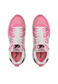 Pepe Jeans Sneakersy Brit Pro Neon W PLS31460 Różowy. Kolor: różowy. Materiał: materiał #3