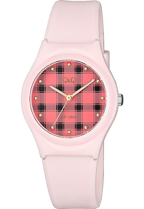 Zegarek QQ Zegarek damski QQ VQ86-051 różowy. Kolor: różowy
