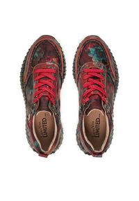 Laura Vita Sneakersy Burton 36 Czerwony. Kolor: czerwony. Materiał: skóra #6