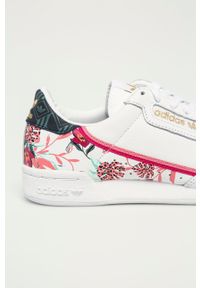 adidas Originals - Buty skórzane Continental 80 FY5096. Nosek buta: okrągły. Zapięcie: sznurówki. Kolor: biały. Materiał: skóra #4