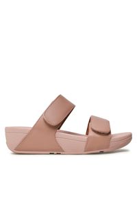 Klapki FitFlop. Kolor: beżowy