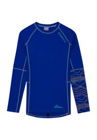 Koszulka dziecięca O'Neill Skins Perform UV UPF 50 +. Kolor: niebieski