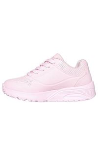 skechers - Buty do chodzenia dla dzieci Skechers Uno Lite Spread. Kolor: różowy. Materiał: syntetyk, tkanina, materiał. Sport: turystyka piesza