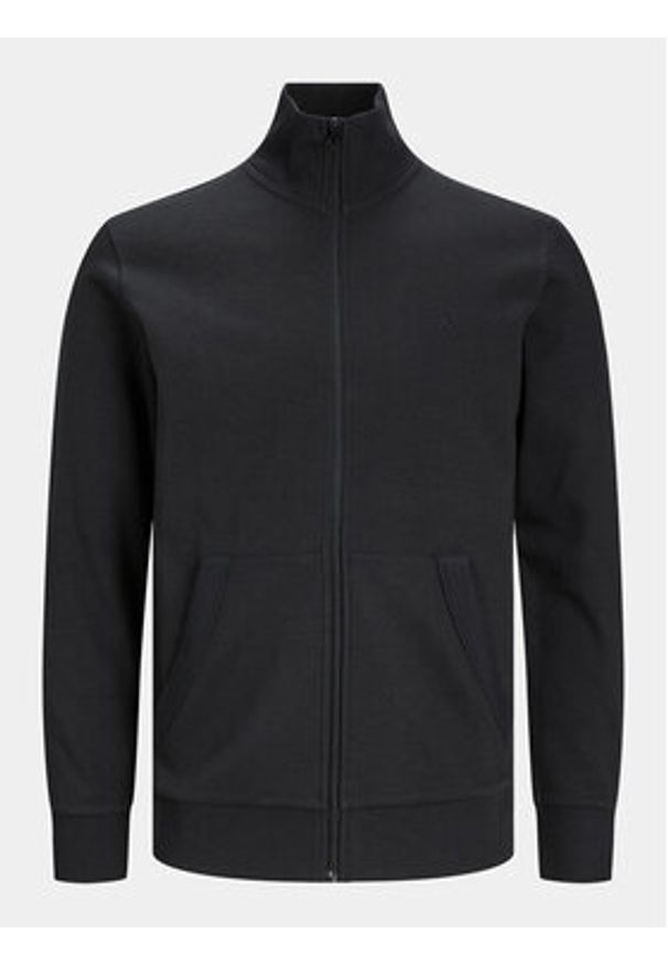 Jack & Jones - Jack&Jones Bluza Paulos 12250737 Czarny Standard Fit. Kolor: czarny. Materiał: bawełna, syntetyk