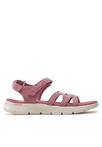 skechers - Skechers Sandały Go Walk Flex Sandal-Sunshine 141450/MVE Fioletowy. Kolor: fioletowy