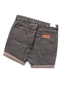 Wrangler - SPODENKI MĘSKIE WRANGLER 5 POCKET SHORT DESERT BLACK W14CRJ26N. Materiał: jeans #5