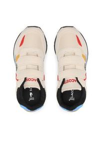 Lacoste Sneakersy Partner 222 2 Suc 7-44SUC0012HT3 Beżowy. Kolor: beżowy. Materiał: materiał #4