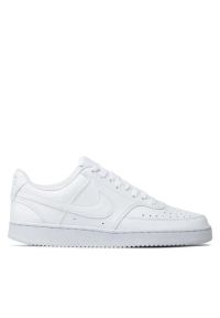 Nike COURT VISION LO NN Sneakersy męskie. Okazja: na co dzień, do pracy, na uczelnię. Kolor: biały. Materiał: guma, syntetyk, materiał. Szerokość cholewki: normalna. Sezon: lato. Model: Nike Court
