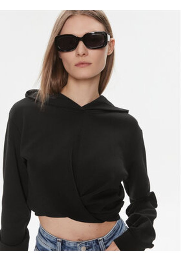 Calvin Klein Jeans Bluza J20J222551 Czarny Regular Fit. Kolor: czarny. Materiał: bawełna