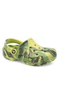 Crocs Klapki BAYA MARBLED CLOG 207016-738 Zielony. Kolor: zielony