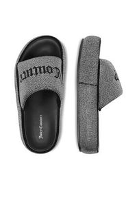 Juicy Couture Klapki CEO-WSS21515-04 Czarny. Kolor: czarny. Materiał: materiał #7