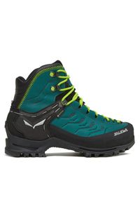 Trekkingi Salewa. Kolor: zielony. Technologia: Gore-Tex. Sport: turystyka piesza #1