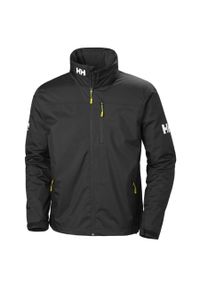 Kurtka żeglarska męska Helly Hansen Crew Hooded Midlayer. Kolor: czarny. Sport: żeglarstwo