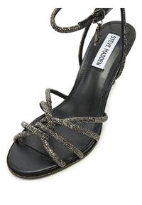 Steve Madden Sandały Kailyn-R SM11003078 Czarny. Kolor: czarny. Materiał: materiał #6