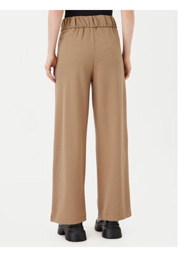JDY Spodnie materiałowe Geggo 15208430 Brązowy Wide Leg. Kolor: brązowy. Materiał: syntetyk