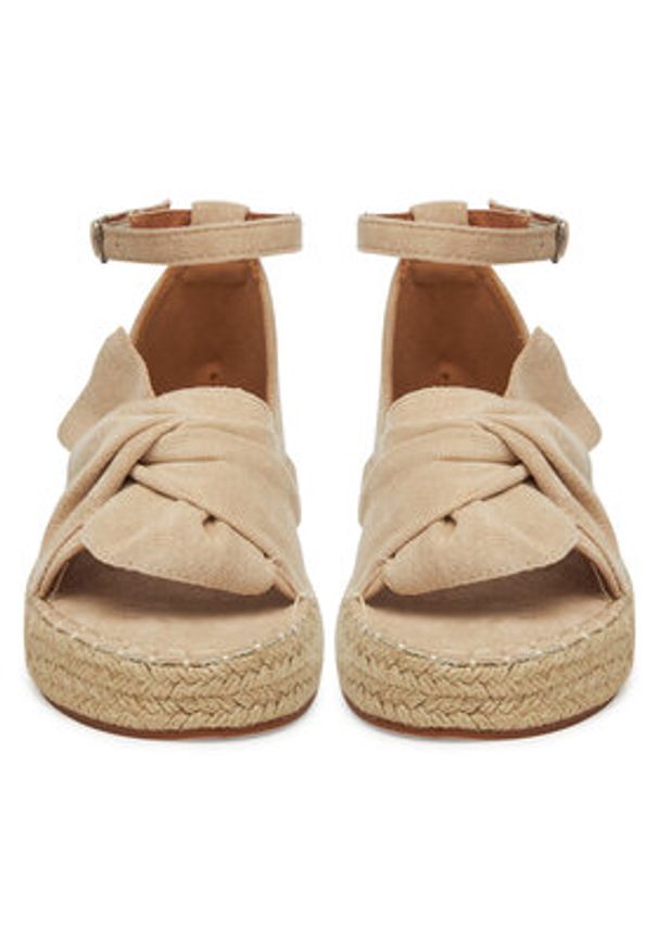 DeeZee Espadryle 8-807-1 Beżowy. Kolor: beżowy. Materiał: materiał