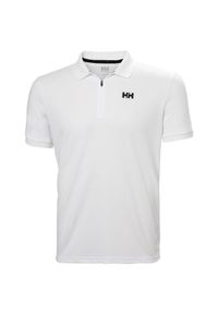Koszulka polo z zamkiem błyskawicznym 1/2 Helly Hansen HP. Typ kołnierza: polo. Kolor: biały. Styl: klasyczny #1