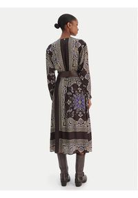 Liu Jo Sukienka codzienna MF5394 TS117 Brązowy Regular Fit. Okazja: na co dzień. Kolor: brązowy. Materiał: syntetyk. Typ sukienki: proste. Styl: casual #3