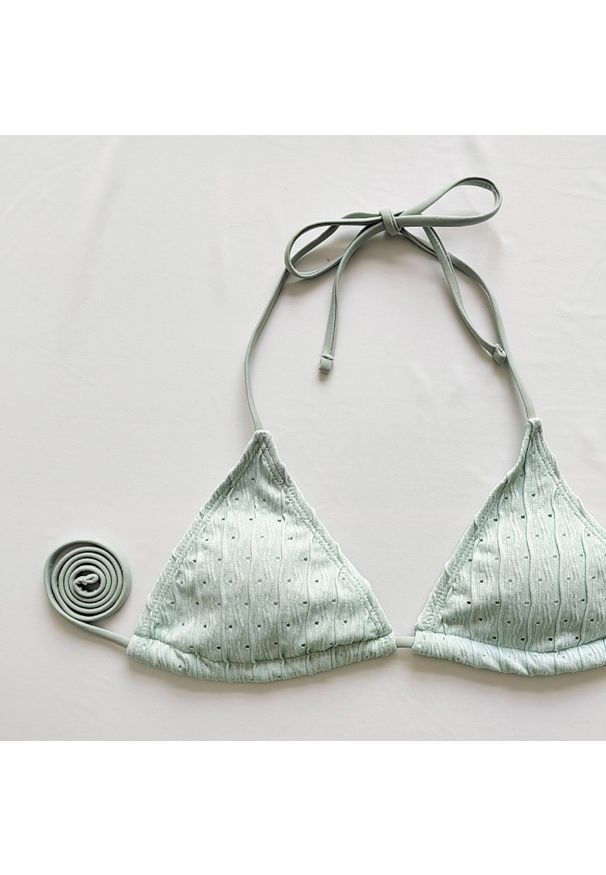 Intica - Strój kąpielowy prążkowany na plażę i basen Jerry. Kolor: żółty. Materiał: prążkowany