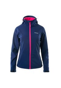 Hi-tec - Kurtka damska Softshell Hi-Tec Lady Caria II - granatowa, Rozmiar XL. Kolor: niebieski. Materiał: softshell #1