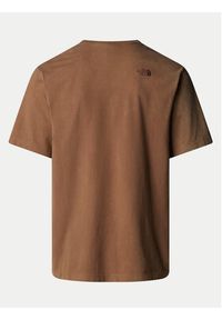 The North Face T-Shirt Nature NF0A8BVY Brązowy Loose Fit. Kolor: brązowy. Materiał: bawełna #4