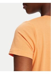 Pepe Jeans T-Shirt New Virginia PL505202 Pomarańczowy Slim Fit. Kolor: pomarańczowy. Materiał: bawełna #5