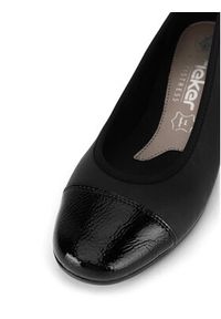 Rieker Baleriny L9351-00 Czarny. Kolor: czarny. Materiał: skóra #6