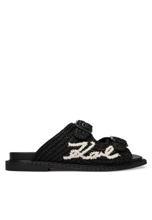 Karl Lagerfeld - KARL LAGERFELD Klapki Kleo KL81326 Czarny. Kolor: czarny