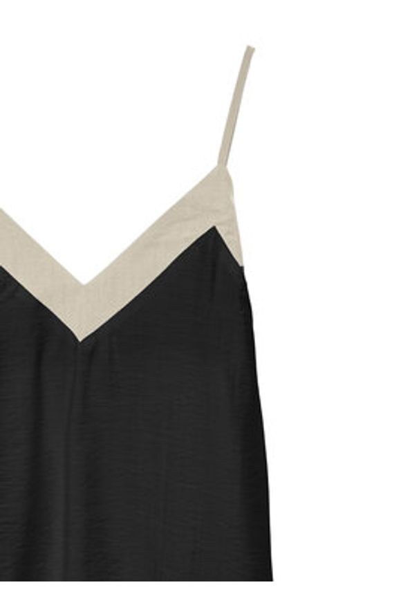 Vero Moda Top Denise 10329790 Czarny Regular Fit. Kolor: czarny. Materiał: wiskoza