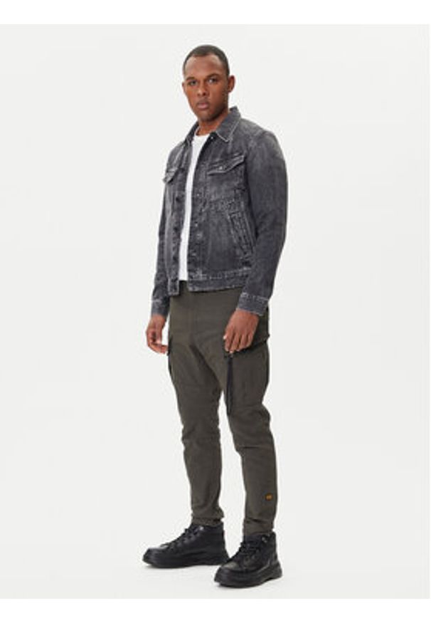 G-Star RAW - G-Star Raw Spodnie materiałowe Zip Pocket 3D D24307-E172 Zielony Skinny Fit. Kolor: zielony. Materiał: bawełna