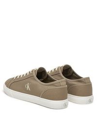 Calvin Klein Jeans Tenisówki Ess Vulc Low Mg Canvas YM0YM01209 Beżowy. Kolor: beżowy. Materiał: materiał #3
