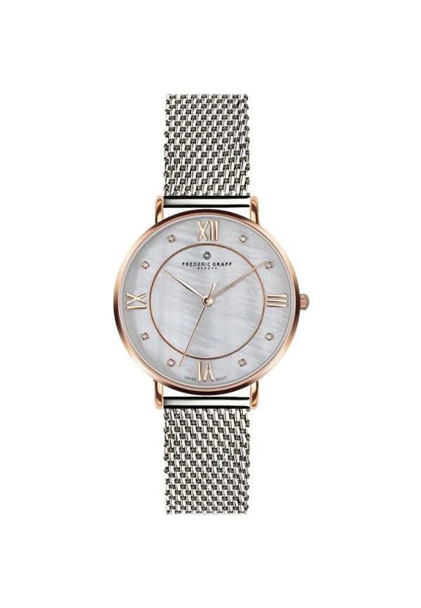 Frederic Graff Rose Liskamm Silver Mesh FAI-3518. Materiał: mesh