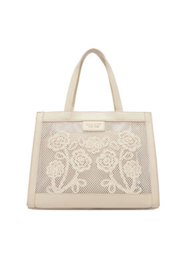 Nine West Torebka CEO-Wall Street Glow-KY319 Beżowy. Kolor: beżowy. Styl: street