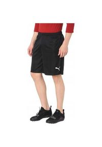 Spodnie treningowe męskie Puma Liga Training Shorts Core. Kolor: biały, wielokolorowy, czarny. Materiał: materiał, syntetyk. Długość: krótkie