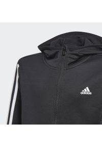 Adidas - Bluza dla dzieci adidas Designed 2 Move 3-Stripes Hoodie. Typ kołnierza: kaptur. Kolor: czarny, biały, wielokolorowy. Sport: joga i pilates