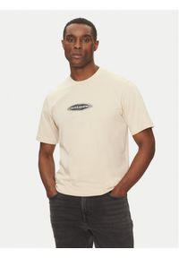 Jack & Jones - Jack&Jones T-Shirt Pacer 12273880 Beżowy Relaxed Fit. Kolor: beżowy. Materiał: bawełna