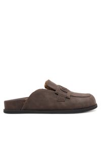 TwinSet - Klapki TWINSET. Kolor: brązowy