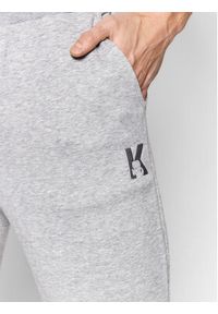 Karl Lagerfeld - KARL LAGERFELD Spodnie dresowe 705894 500900 Szary Regular Fit. Kolor: szary. Materiał: bawełna