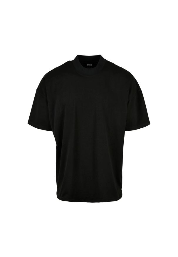 Urban Classics - Męska Koszulka Oversize Z Wąskim Dekoltem. Kolor: czarny. Sport: turystyka piesza