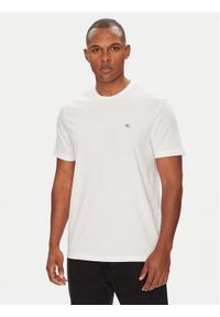 Calvin Klein Jeans T-Shirt LV04RC272G Biały Regular Fit. Kolor: biały. Materiał: bawełna
