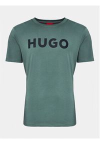 Hugo T-Shirt Dulivio 50467556 Zielony Regular Fit. Kolor: zielony. Materiał: bawełna #5