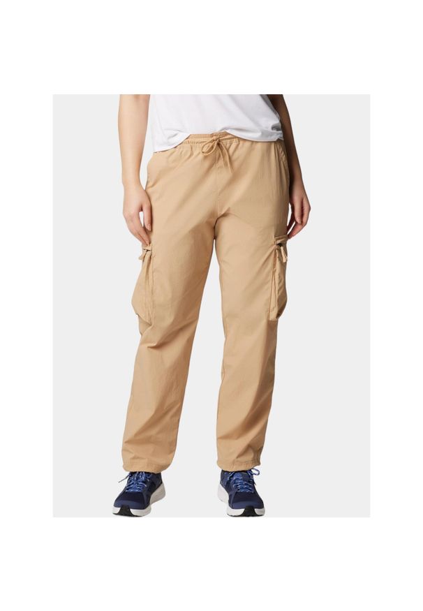 columbia - Spodnie Turystyczne Damskie Columbia Boundless Trek Cargo. Kolor: beżowy. Materiał: elastan, nylon. Sezon: lato. Sport: turystyka piesza