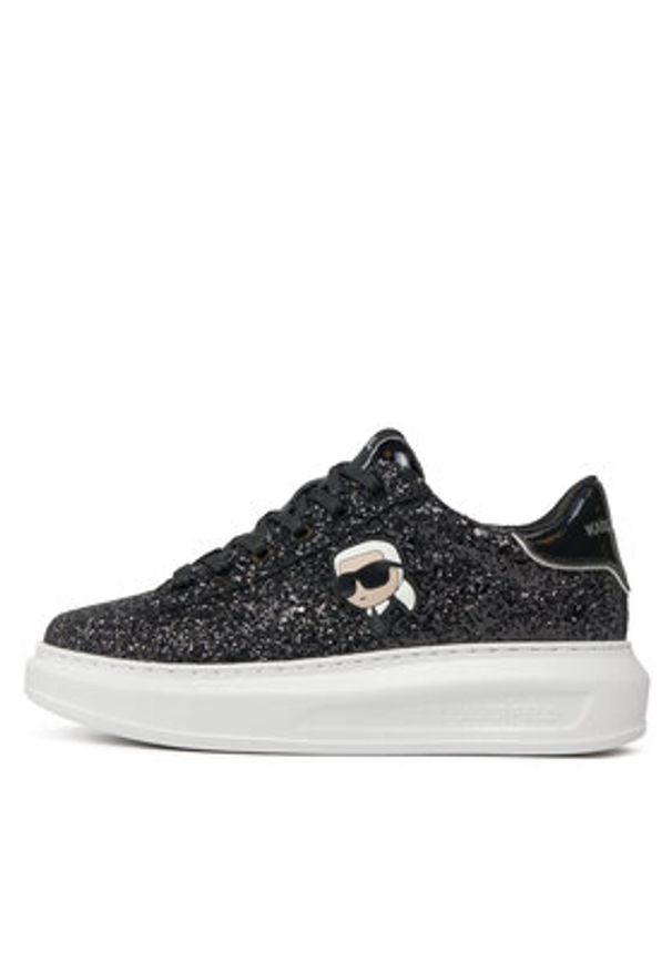 Karl Lagerfeld - KARL LAGERFELD Sneakersy KL62573N Czarny. Kolor: czarny. Materiał: materiał