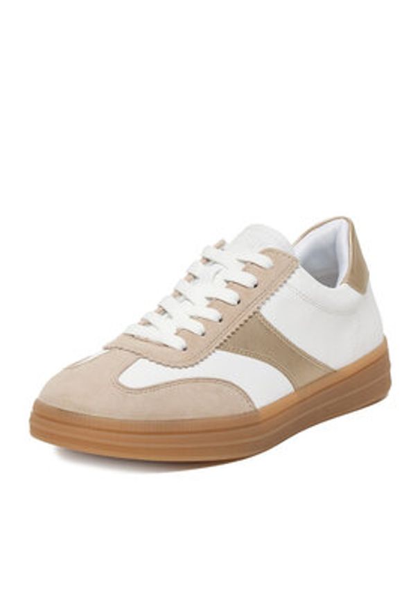 Remonte Sneakersy D2C01-81 Biały. Kolor: biały. Materiał: syntetyk, skóra